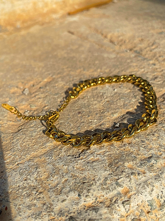 Βραχιόλι αλυσίδα κλασικό σχέδιο