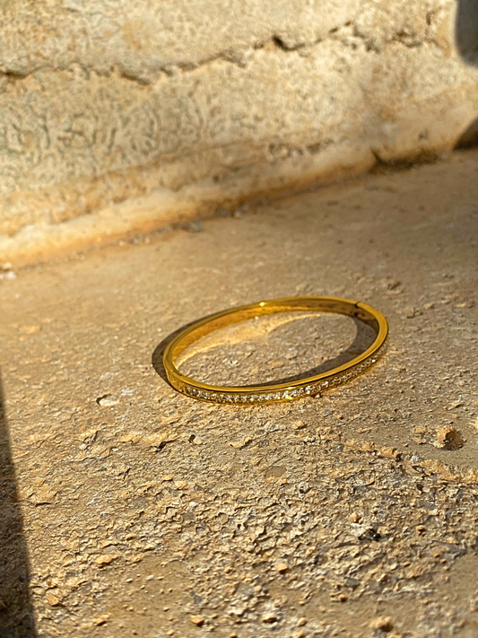 Βραχιόλι χειροπέδες με στρας